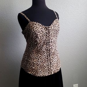 Torrid Leopard stretch camisole top